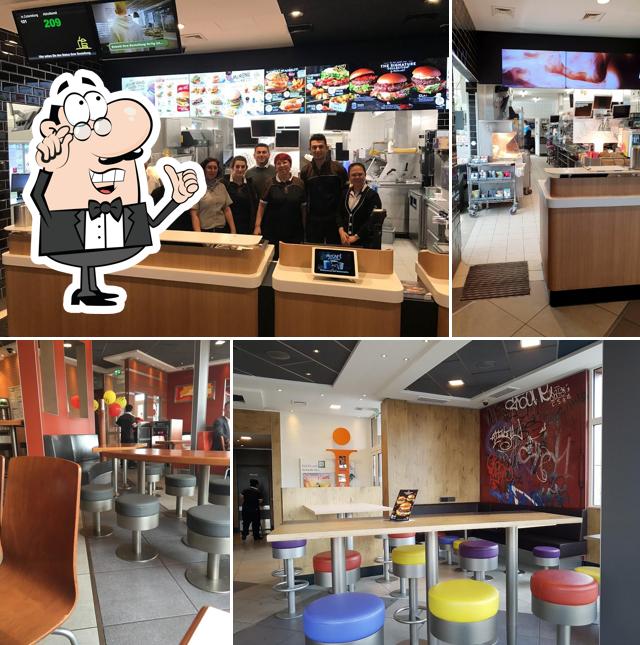 L'intérieur de McDonald's