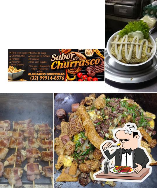 Comida em Sabor do Churrasco