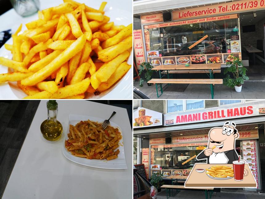 French fries at Amani Grillhaus