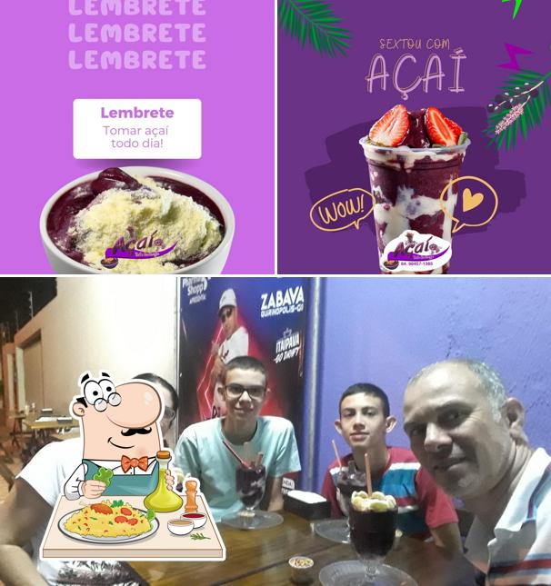 Estas son las fotos que muestran comida y comedor en Açaí Tele Entrega