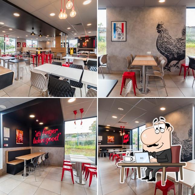 El interior de KFC Trégueux