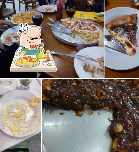 Comida em Pizzaria Borda De Ouro