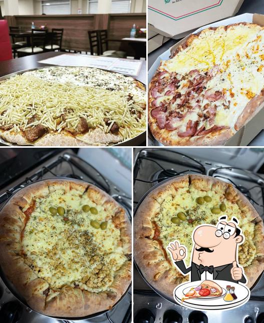 Escolha pizza no Pizzaria Garage 70 Cajuru