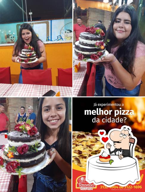 Rancho Pizzaria. provê uma variedade de pratos doces