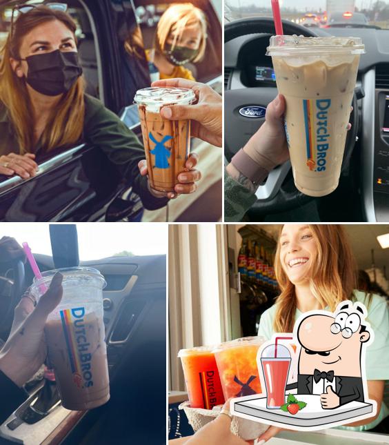 Check out different drinks available at Dutch Bros Coffee