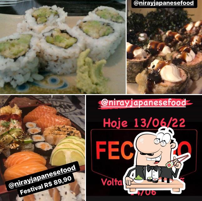 Sushi é um popular prato originário do Japão