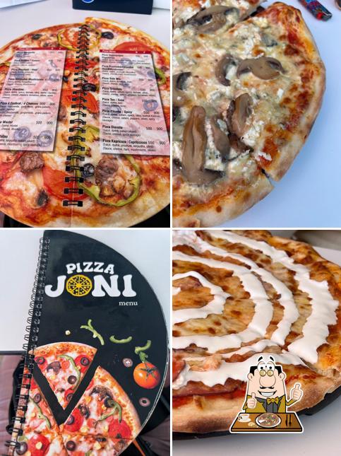 Essayez des pizzas à Pizza Joni