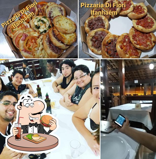 Peça um hambúrguer no Pizzaria Di Fiori - Itanhaém