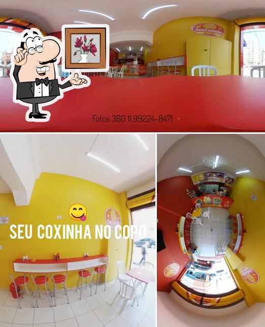 O interior do Seu Coxinha Taboão Diadema