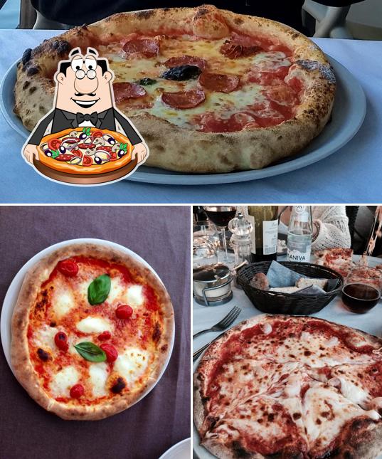 Kostet eine Pizza bei Ristorante Pizzeria Trattoria Peschiera del Garda - La Rocca