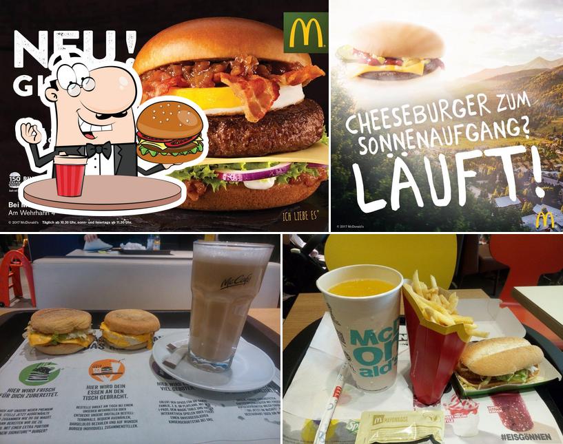 Prenez un hamburger à McDonald's