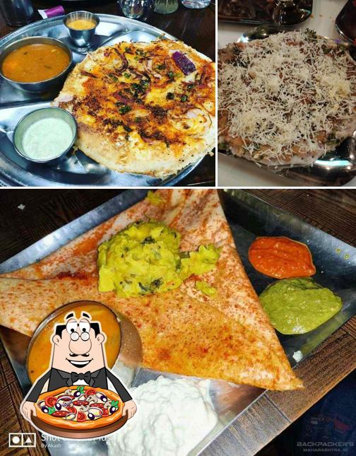 Try out pizza at South Dosa Corner