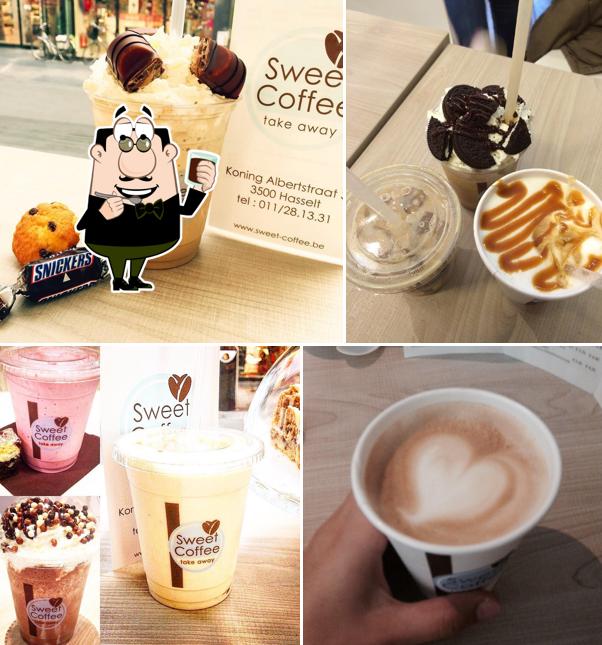 Enjoy a beverage at Sweet Coffee Take-Away