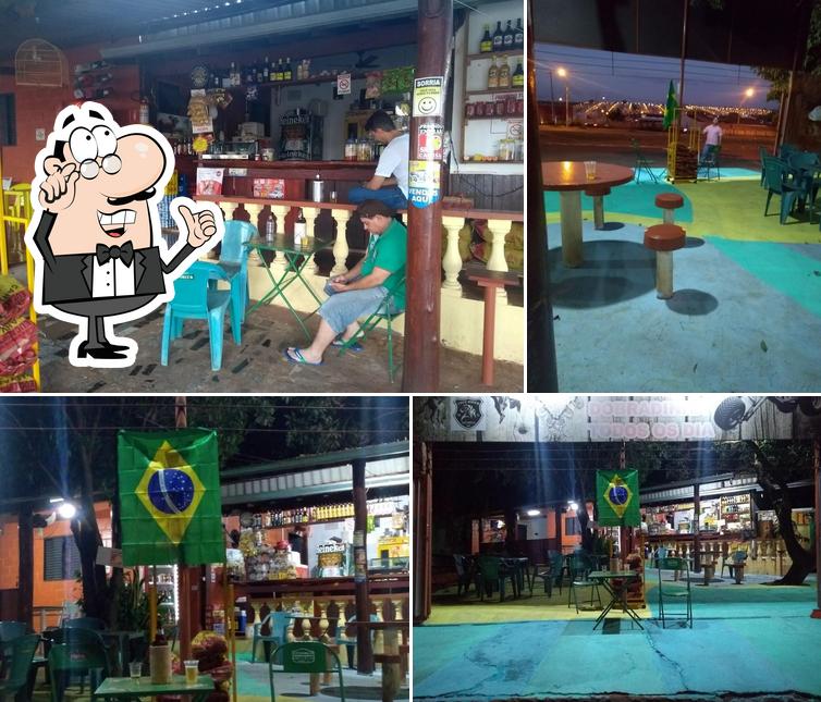 O interior do Ranchos Bar Do Armandinho