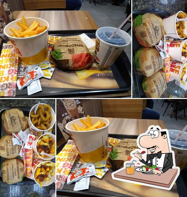 Comida em Burger King