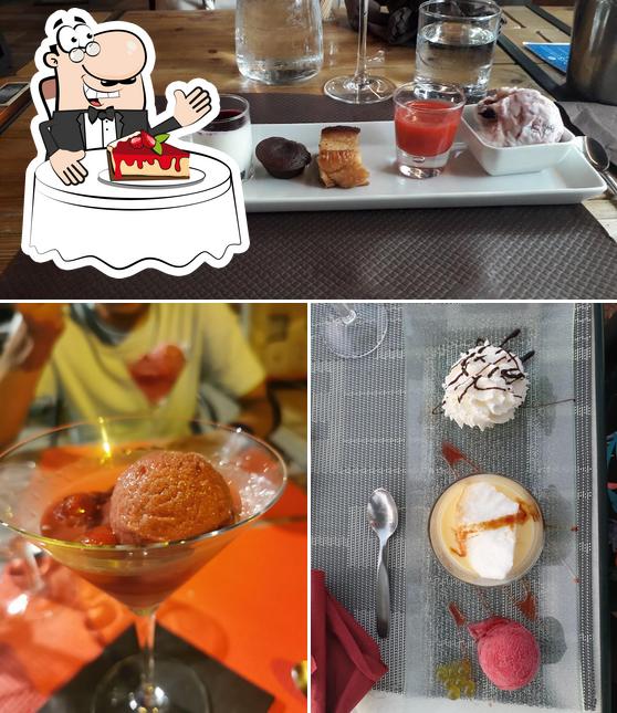 Auberge de la Vieille Castille Restaurant Commelle Vernay Roanne propose un nombre de desserts