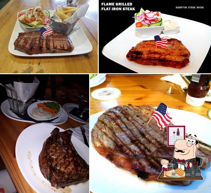 Pick meat dishes at Hampton Steak House