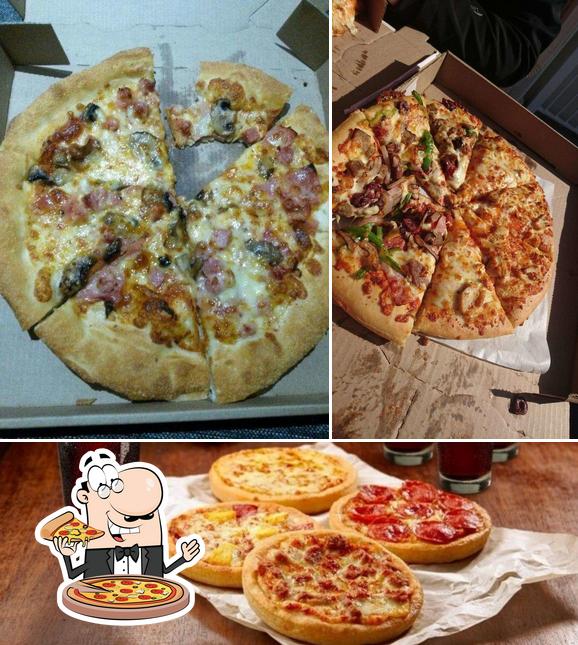 Prenez différents genres de pizzas