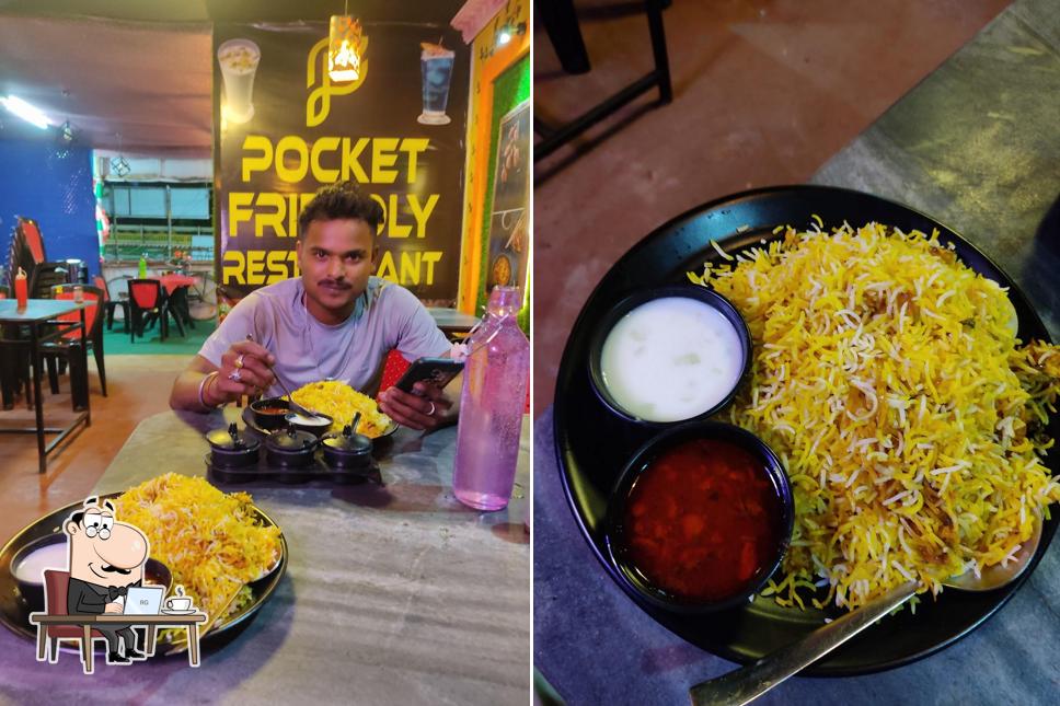 The interior of Pocket Friendly Restaurant