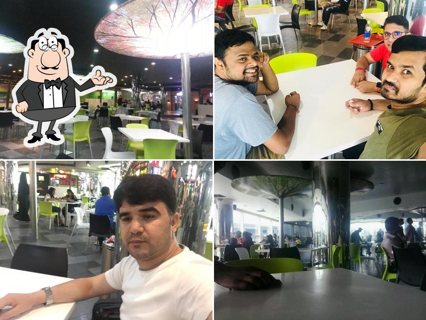 Check out how GVK Food Court looks inside
