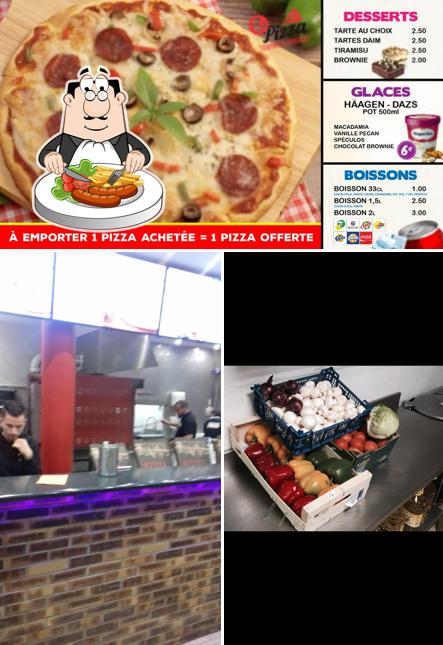 Nourriture à Pizza King