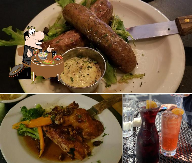 Фотография, на которой видны еда и напитки в The Barley House Restaurant & Tavern
