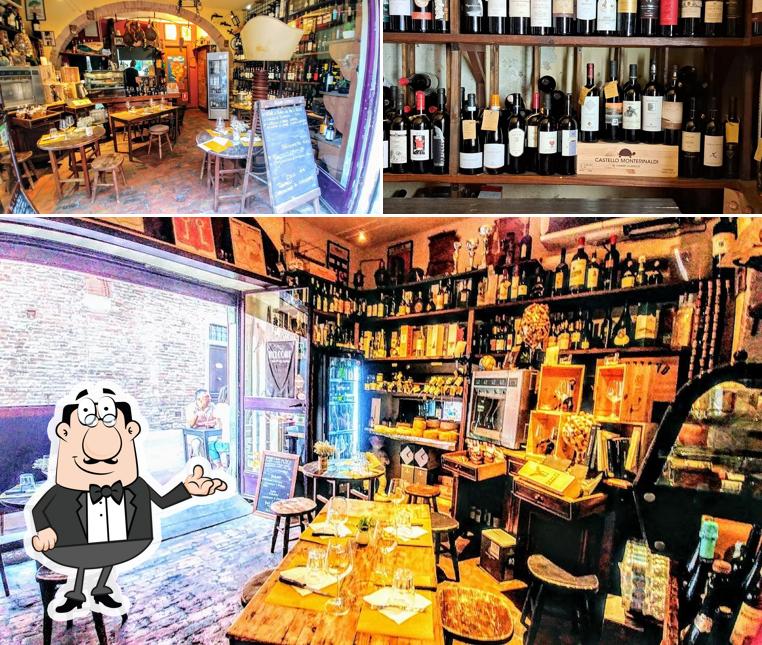 Gli interni di Enoteca Boccaccio