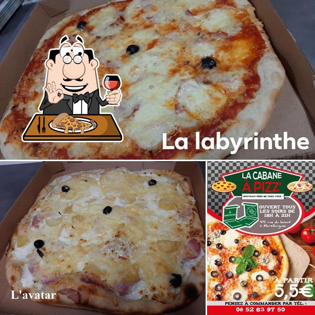 Prenez des pizzas à La Cabane A Pizz'