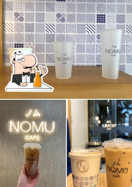 Enjoy a beverage at Nomu Cafe Jupiter