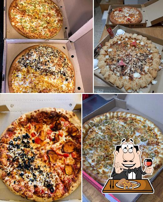 Prenez différents genres de pizzas