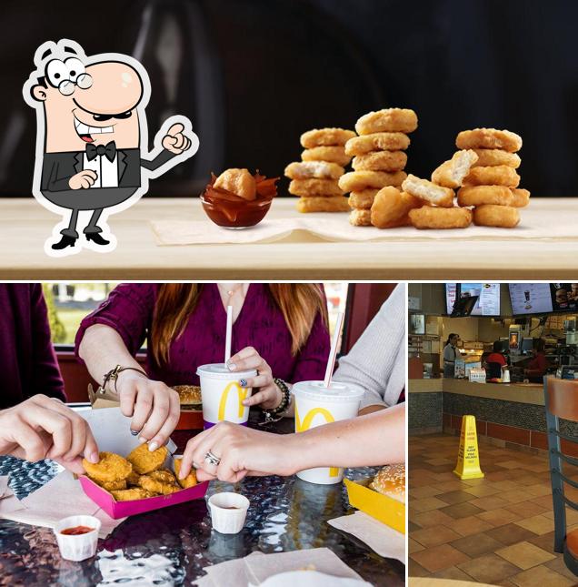 Las imágenes de interior y comida en McDonald's