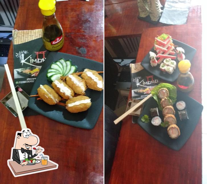 Comida em Kimono Sushibar e Temakeria