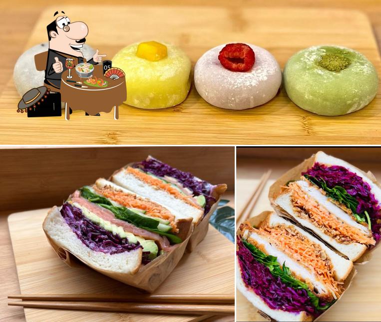 Sandwich de porc effiloché à Sando Moji 食物