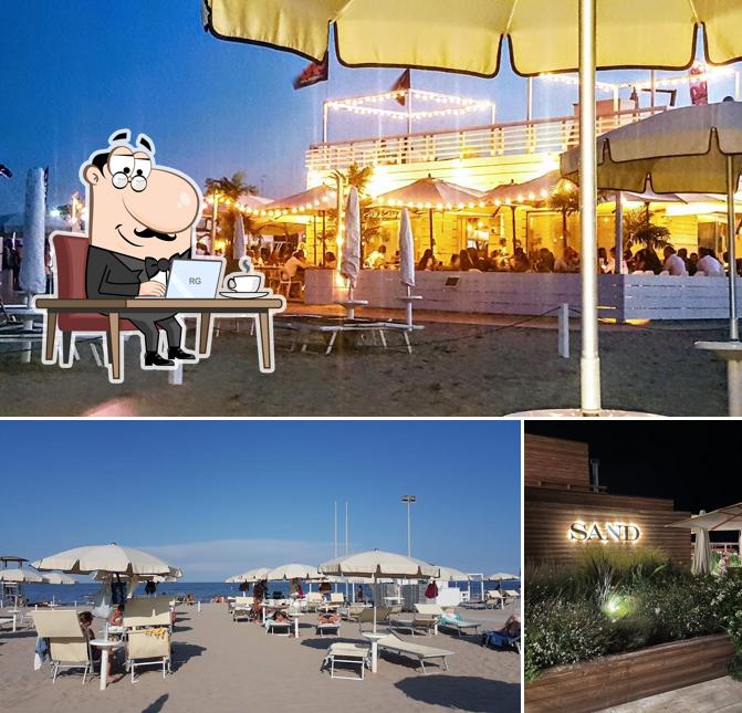 Gli interni di SAND BEACH CLUB SOTTOMARINA