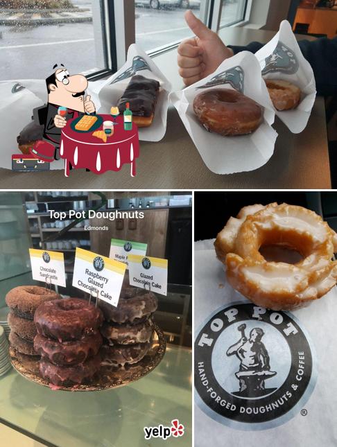 Top Pot Doughnuts offers a variety of desserts