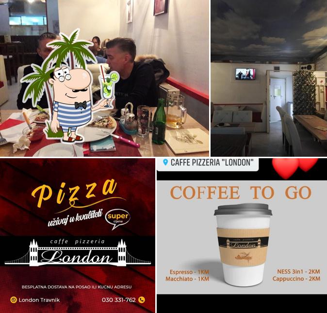 Voici une photo de Caffe Pizzeria "London"