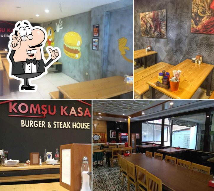 El interior de Komsu Kasap Burger & Steak House