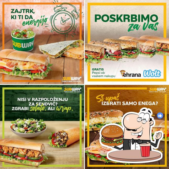 Prova un hamburger a Subway