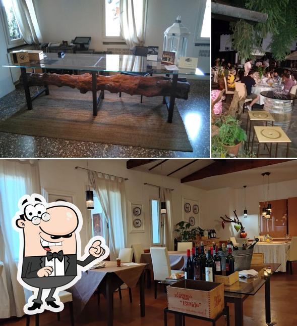 Gli interni di Trattoria Dalla Libera