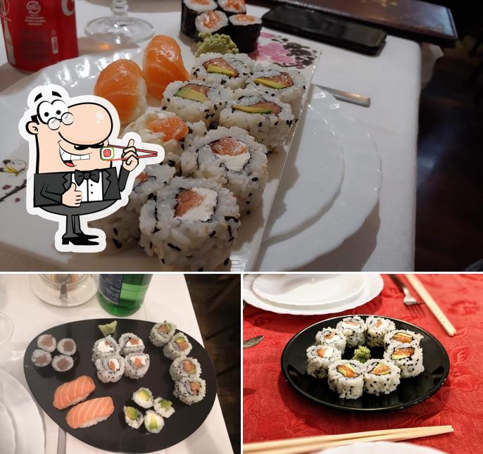 Scegli le diverse opzioni di sushi