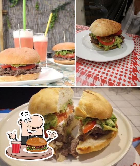 Get a burger at La Picá de Deli Mel