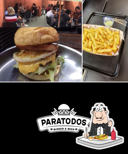 Prove batatas fritas no Paratodos Burger e Beer