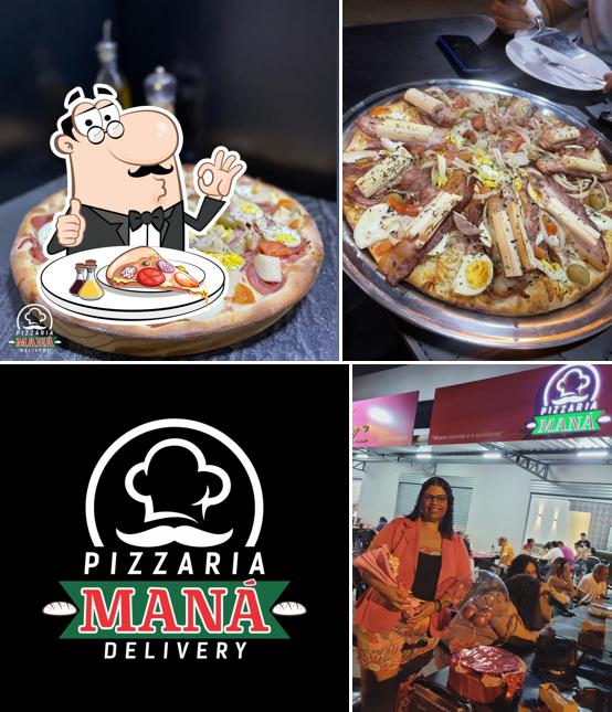 Get pizza at Pizzaria Maná Delivery