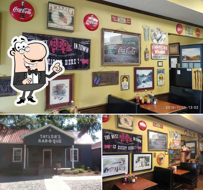 The picture of Taylor's Barbecue’s interior and exterior