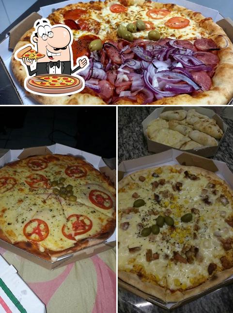 Experimente diferentes tipos de pizza