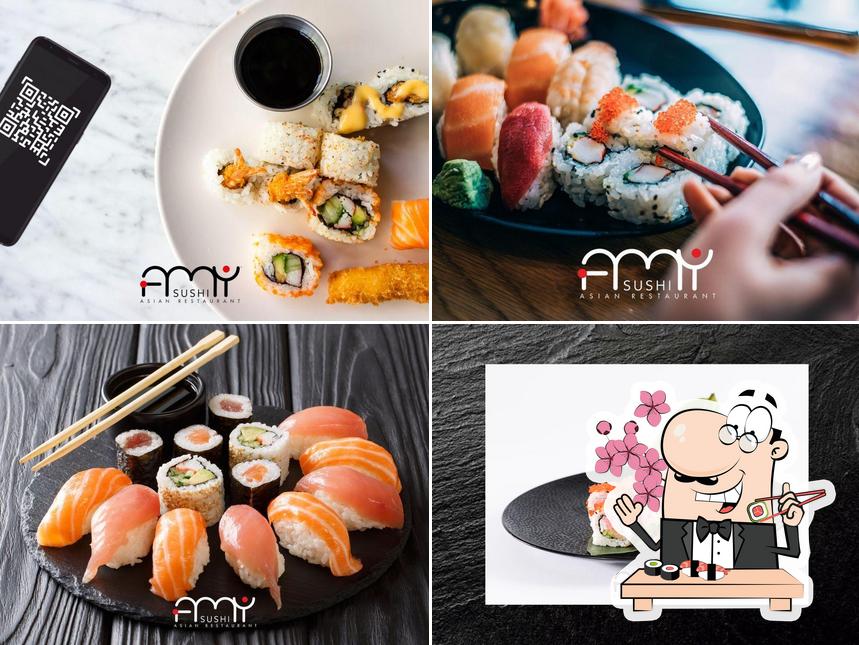 Prova le diverse opzioni di sushi