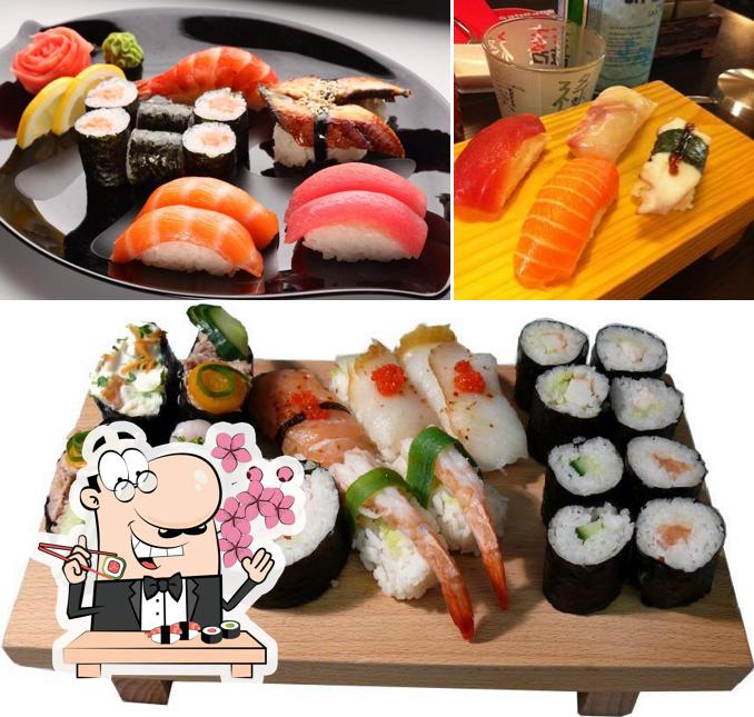 Prova le diverse opzioni di sushi