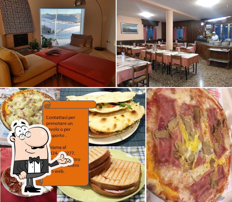 La immagine della interni e cibo di Pizzeria Kaberlaba