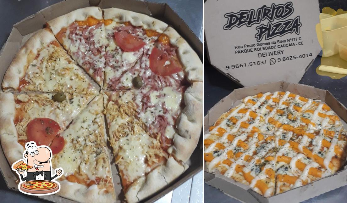 Experimente diferentes tipos de pizza