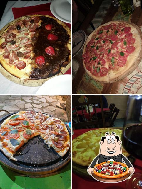 Consiga pizza no Casa Itália Pizzaria E Trattoria Italiana